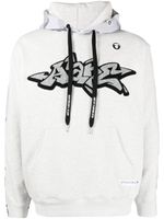 AAPE BY *A BATHING APE® hoodie à logo appliqué - Gris - thumbnail