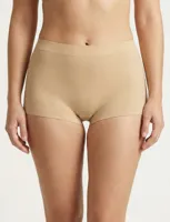 Perini dames boxer high waist elastische katoen - Naadloos - High waist - M - Huidskleur - M - M - M - M - M - M - M - M