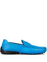 Tod's Automobili Lamborghini mocassins en cuir - Bleu