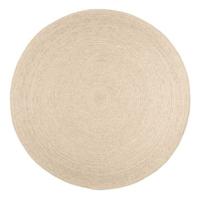 by fonQ Dots Wollen Vloerkleed Ø 200 cm - Beige