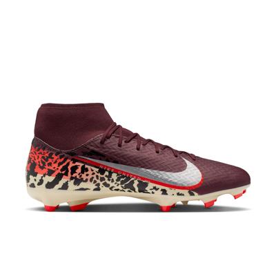 Nike Zoom Mercurial Superfly 10 Academy Gras / Kunstgras Voetbalschoenen (MG) Bordeauxrood Zilver Oranje Nike Zoom Mercurial Superfly 10 Academy Gras / Kunstgras Voetbalschoenen (MG) Bordeauxrood Zilver Oranje