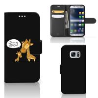 Samsung Galaxy S7 Leuk Hoesje Giraffe | Portemonnee hoesje
