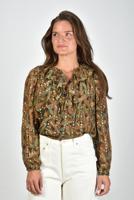 Ulla Johnson blouse Emilie FA240201 tiger&apos;s eye