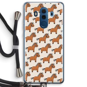 Pony: Huawei Mate 10 Pro Transparant Hoesje met koord