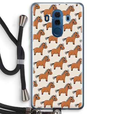 Pony: Huawei Mate 10 Pro Transparant Hoesje met koord