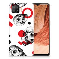 Silicone Back Case OPPO A73 4G Skull Red