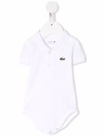 Lacoste Kids polo à patch logo - Blanc