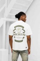 Jorcustom Ribbon Loose Fit T-Shirt Heren Wit - Maat L - Kleur: WitGroen | Soccerfanshop