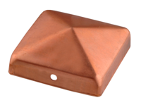 Connex Paalkapje 70X70Mm Zonder Kogel Cu - HV4296