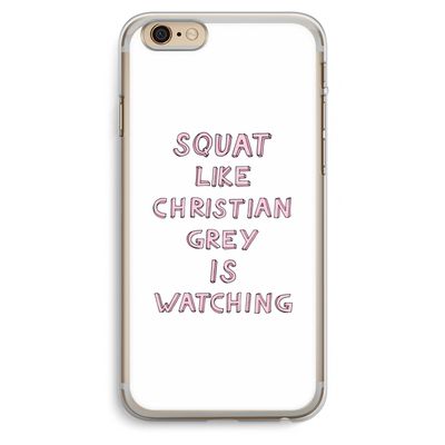 Christian Grey: iPhone 6 Plus / 6S Plus Transparant Hoesje