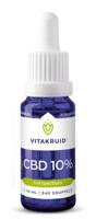 Vitakruid CBD Olie 10% full spectrum met MCT als drager