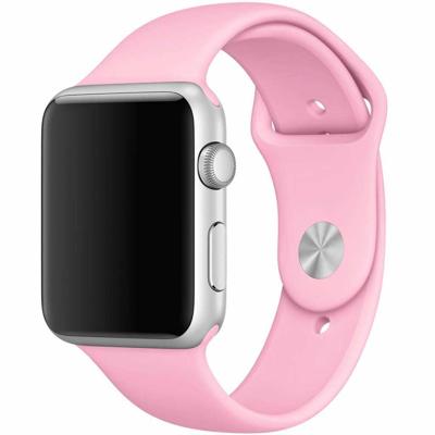 Apple Watch Sport Band - Helder Roze - 44, 45, 46 & 49mm - SM Apple Watch Sport Band - Helder Roze - 44, 45, 46 & 49mm - SM