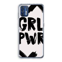 Girl Power #2: Motorola Moto G9 Plus Transparant Hoesje