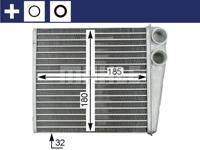 Kachelradiateur, interieurverwarming MAHLE, u.a. für VW, Seat, Skoda, Audi, Proton