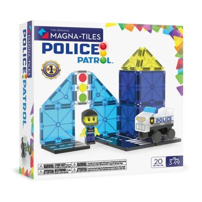 Magna-Tiles - Police Patrol - 20-delig