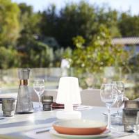 Mini draadloze tafellamp - LUMISKY - LADY MINI - H22 cm - Oplaadbaar - Warm witte LED