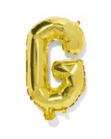 HEMA Folieballon letter G 30cm goud (goud)