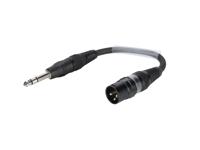 SOMMER CABLE Adapter Cable XLR(M)/Jack stereo 0.15m bk SOMMER CABLE Adapter Cable XLR(M)/Jack stereo 0.15m bk