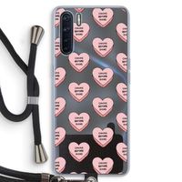 Chicks before dicks: Oppo A91 Transparant Hoesje met koord