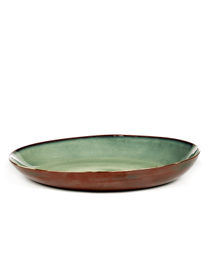 SERAX - Terres de Reves - Serveerschaal 35,5cm Misty/Rust