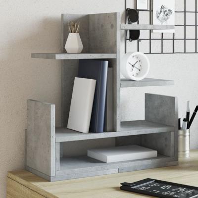 VidaXL Bureau organiser 49x20x52,5 cm bewerkt hout betongrijs