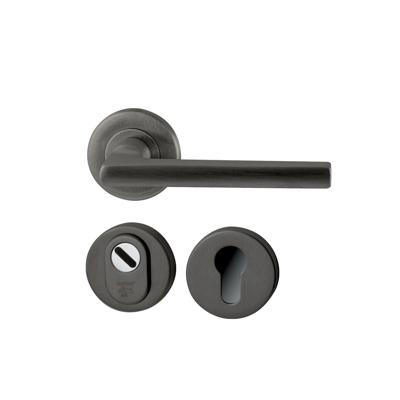 Hardbrass Achterdeurset Sara compleet SKG*** - PVD gun metal