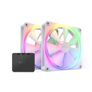 NZXT F140 RGB TWIN Computer behuizing, Processor Ventilator 14 cm Wit 2 stuk(s)