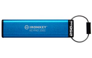 Kingston Technology IronKey 256GB USB-C Keypad 200C, FIPS 140-3 Lvl 3 (aangevraagd) AES-256