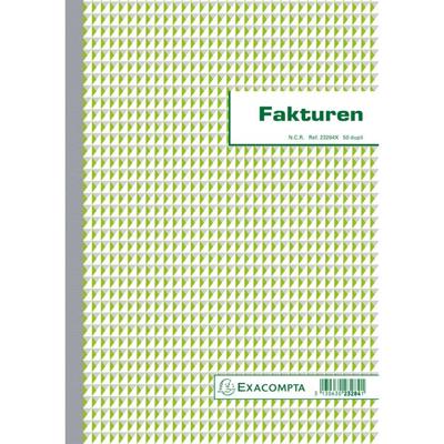 Kasboek Exacompta Manifold facturen dupli 50vel NL Kasboek Exacompta Manifold facturen dupli 50vel NL