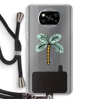 Palmboom: Xiaomi Poco X3 NFC Transparant Hoesje met koord
