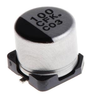 Panasonic Elektrolytische condensator SMD 100 µF 16 V 20 % (Ø) 6.3 mm 1 stuk(s)