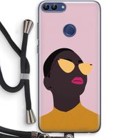 Yellow glasses: Huawei P Smart (2018) Transparant Hoesje met koord