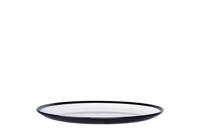 Rosti mepal Ontbijtbord Flow Servies zwart 230 mm Rosti mepal Ontbijtbord Flow Servies zwart 230 mm