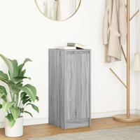 Dressoir 29,5x34x76 cm bewerkt hout grijs sonoma eikenkleurig