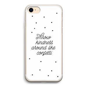 Confetti: iPhone 7 Transparant Hoesje