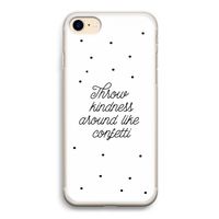 Confetti: iPhone 7 Transparant Hoesje