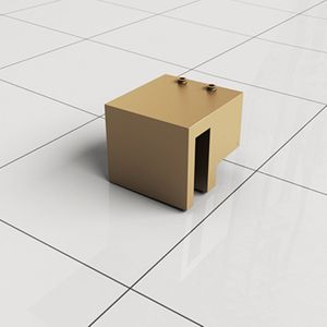 Wiesbaden Glaskoppeling Slim Voor Stabilisatiestang Messing Goud