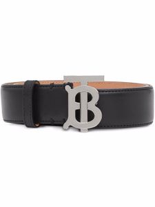 Burberry ceinture à boucle TB - Noir