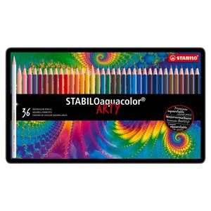 Stabilo aquacolor metalen doos, 36st.