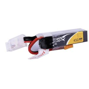 Tattu LiPo accupack 11.1 V 450 mAh Aantal cellen: 3 75 C Softcase XT30