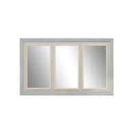 Wandspiegel Home ESPRIT Wit Grijs Natuurlijk 150 x 5 x 90 cm