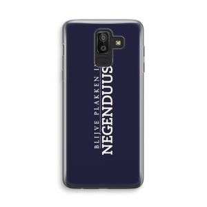 Blijve plakken in Negenduust: Samsung Galaxy J8 (2018) Transparant Hoesje