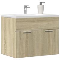 Wastafelkast 60x38,5x46 cm spaanplaat sonoma eikenkleurig