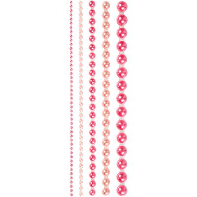 Creativ Company Halve plakparels roze 2-8mm, 140st.