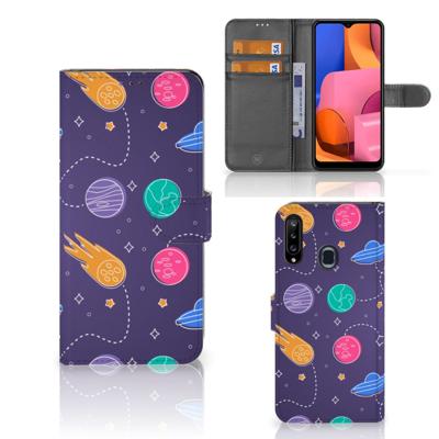 Samsung Galaxy A20s | Wallet Case | met Pasjes | Space