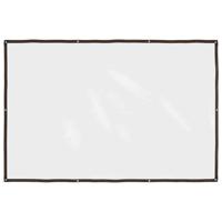 VidaXL Doorzichtig zeildoek met zeilringen 2x3 m polyethyleen