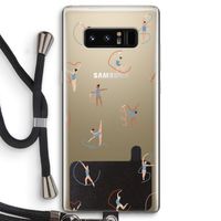 Dancing #3: Samsung Galaxy Note 8 Transparant Hoesje met koord Dancing #3: Samsung Galaxy Note 8 Transparant Hoesje met koord