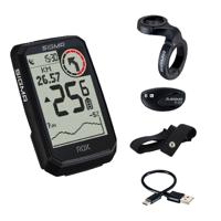SIGMA sport gps bike-computers rox 4.0 endurance black with set rear wheel