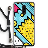 Pop Art #1: OnePlus 7 Transparant Hoesje met koord
