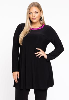 Yoek Tuniek wide bottom Chain | Zwart | Maat 50/52